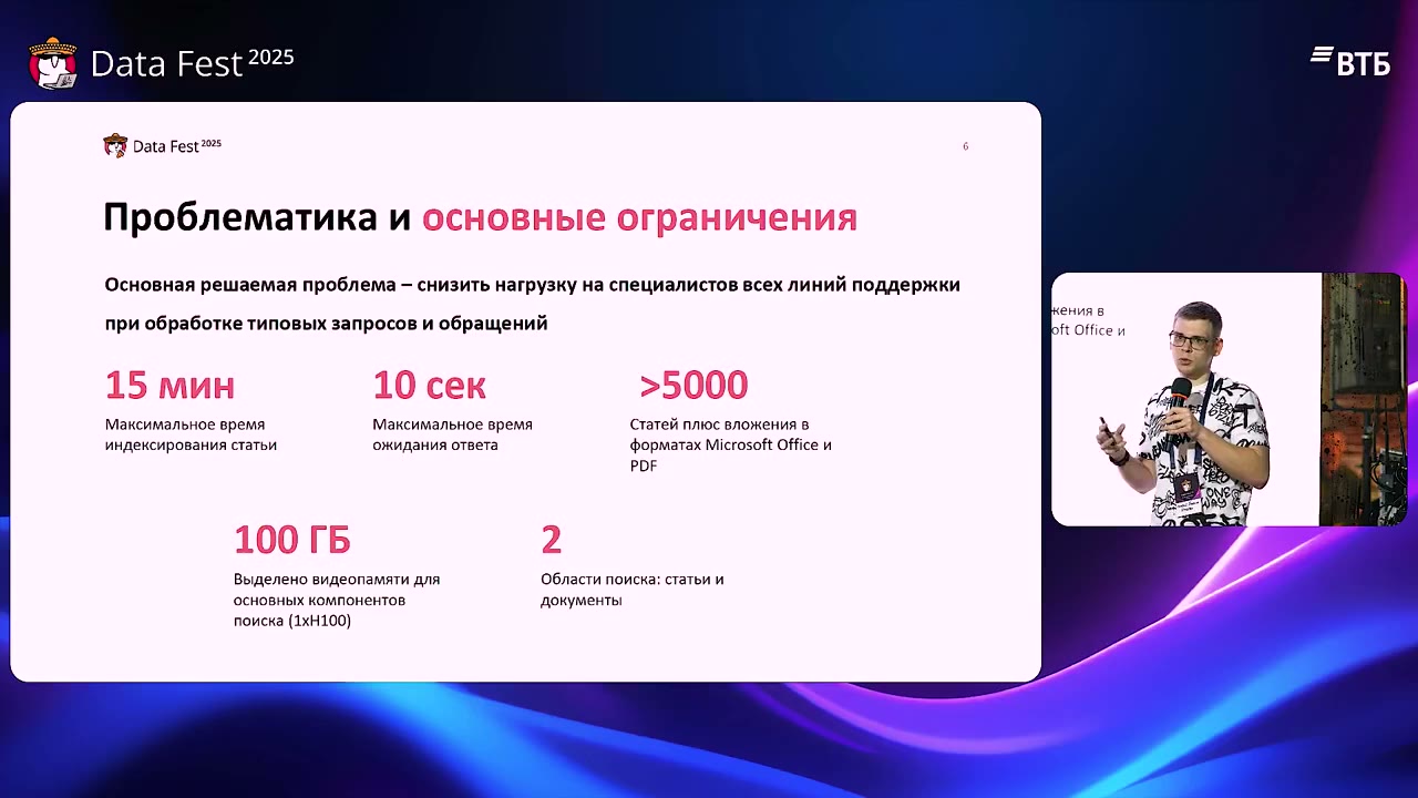 Требования к индексации, времени ответа и ресурсам.